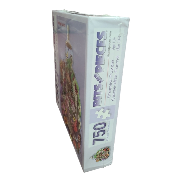 NEW Bits and Pieces Shaped Puzzle BIRDCAGE GARDEN Alan Giana - Picture 4 of 4